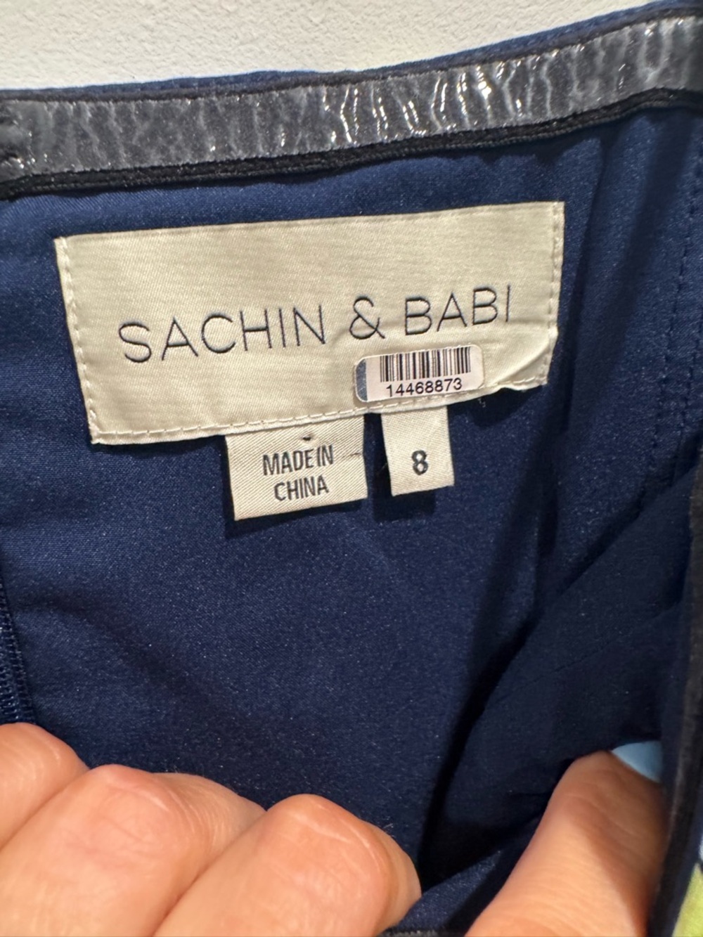 Sachin & Babi green blue floral Beau gown - Picture 7 of 9
